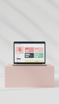 Pregnancy Course Portal on Laptop